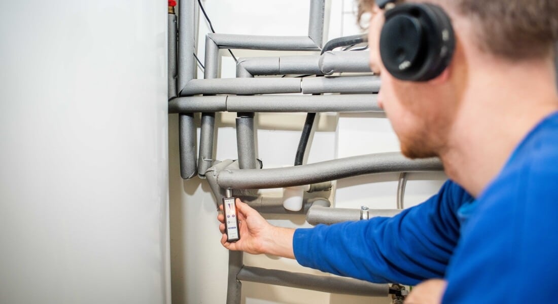 akusticka metoda lokalizacie uniku vody